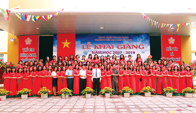 Trường Tiểu học Nguyễn Trãi (Thanh Xuân, Hà Nội): Nâng cao chất lượng dạy và học - Hình 1
