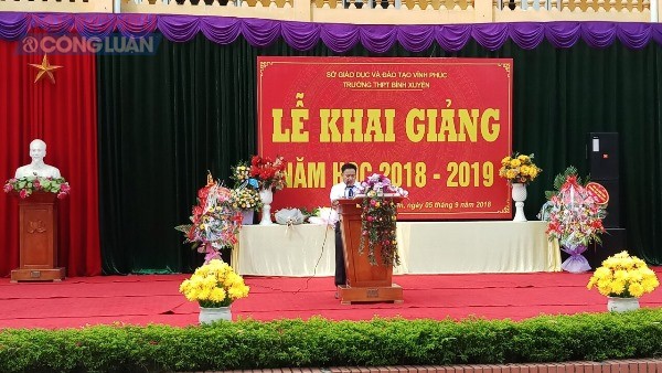 Trường THPT Bình Xuyên: Khai giảng năm học mới với phương châm 'Tự giác, Tự chủ và Sáng tạo' - Hình 3