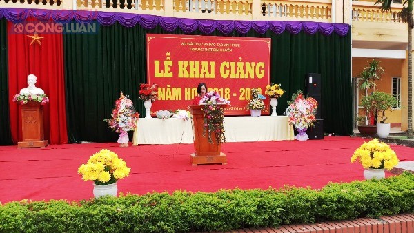 Trường THPT Bình Xuyên: Khai giảng năm học mới với phương châm 'Tự giác, Tự chủ và Sáng tạo' - Hình 4