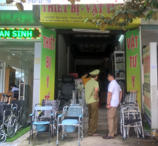 Thanh Hóa: QLTT kiểm tra, thu giữ nhiều thiết bị y tế tại Công ty Thiết bị Y tế Duy Cường