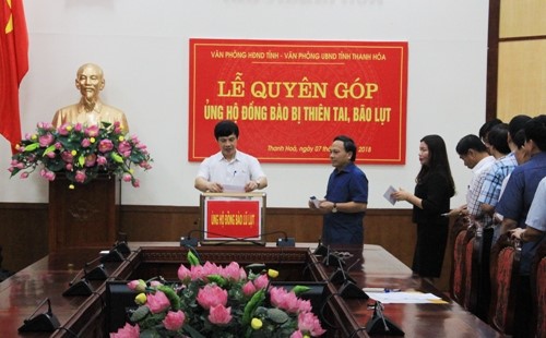 Thanh Hóa: Hơn 5 tỷ đồng ủng hộ người dân vùng lũ - Hình 1