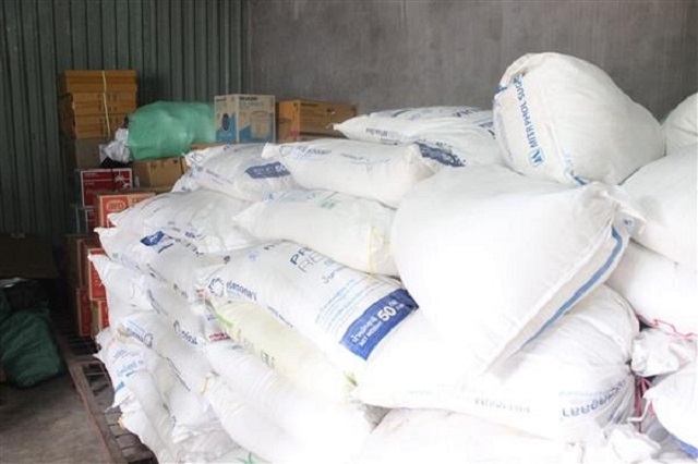 An Giang: Hơn 3 tấn đường cát nhãn hiệu Thái Lan được phát hiện trên xe tải - Hình 1