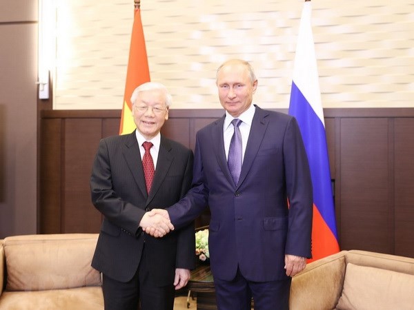 Tổng Bí thư Nguyễn Phú Trọng hội đàm với Tổng thống Nga Putin