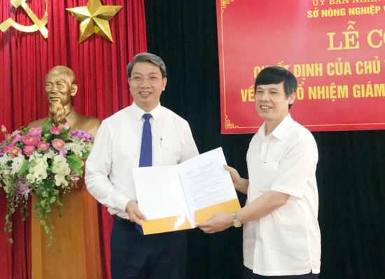 Thanh Hóa: Có tân Giám đốc Sở Nông nghiệp và Phát triển nông thôn