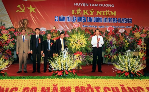 Huyện Tam Dương (Vĩnh Phúc): Dấu ấn 20 năm tái lập