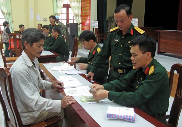 Tăng thêm trợ cấp hàng tháng với quân nhân đã phục viên, xuất ngũ