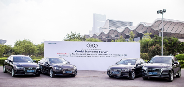 Diễn đàn WEF ASEAN 2018 tại Việt Nam: Audi A4 tài trợ đưa đón các nhân vật quan trọng - Hình 1