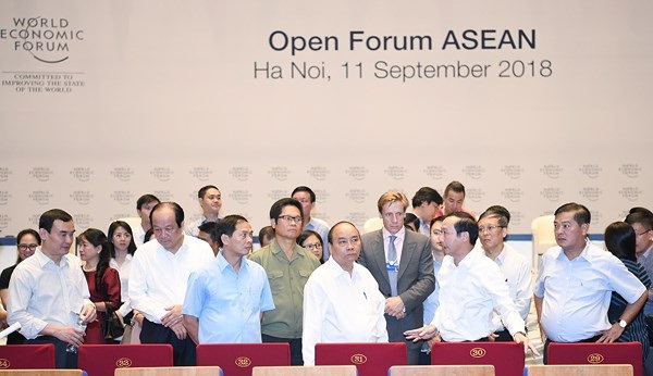 Chính thức khai mạc Hội nghị Diễn đàn Kinh tế Thế giới về ASEAN 2018 - Hình 1