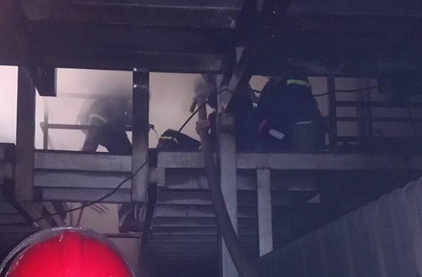 TP. HCM: Cháy lớn ở công ty hóa chất Hoàng Phát