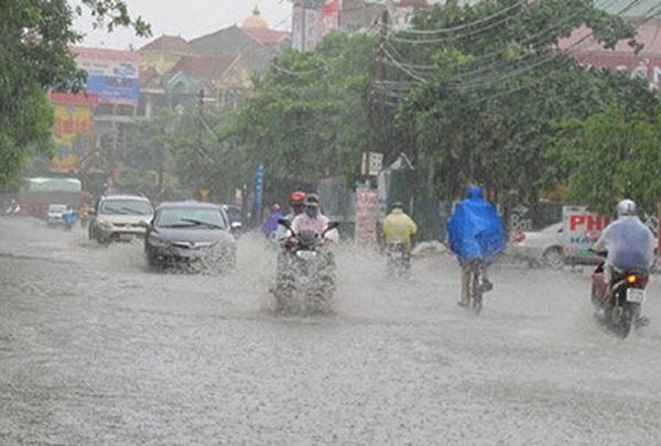 Từ chiều nay (13/9) bão số 5 sẽ gây mưa to ở Đông Bắc Bộ