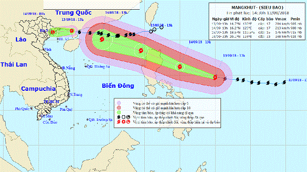 Siêu bão Mangkhut đổ bộ gây mưa lớn, các sân bay khẩn cấp phương án ứng phó - Hình 2