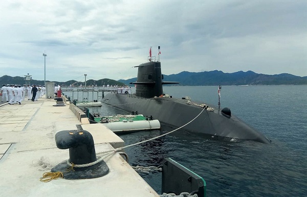 Khánh Hòa: Tàu ngầm Nhật Bản lần đầu tiên cập Cảng quốc tế Cam Ranh - Hình 1