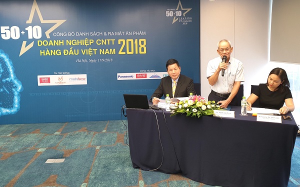 Vinasa: Công bố 50 doanh nghiệp CNTT hàng đầu Việt Nam năm 2018 - Hình 1