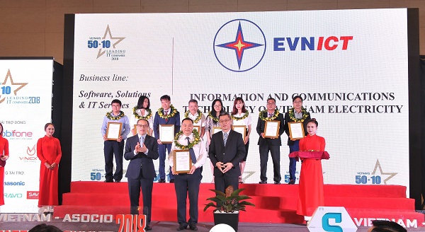EVNICT đạt danh hiệu 50 Doanh nghiệp CNTT hàng đầu Việt Nam 2018 - Hình 1