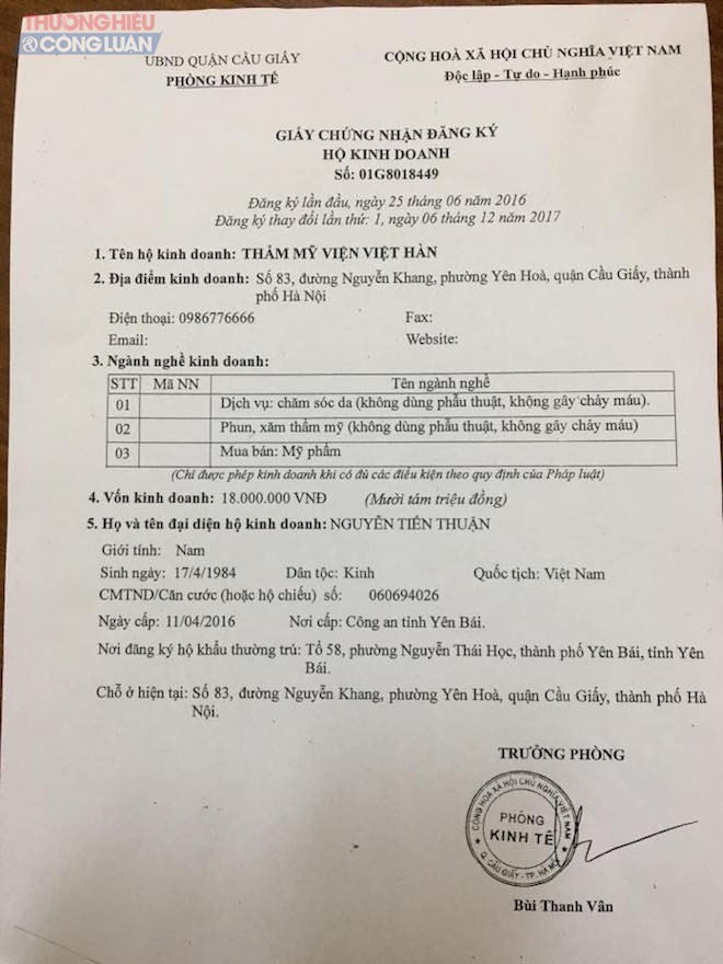 Thẩm mỹ viện Việt Hàn: 5 lần kiểm tra không phát hiện sai phạm? - Hình 2