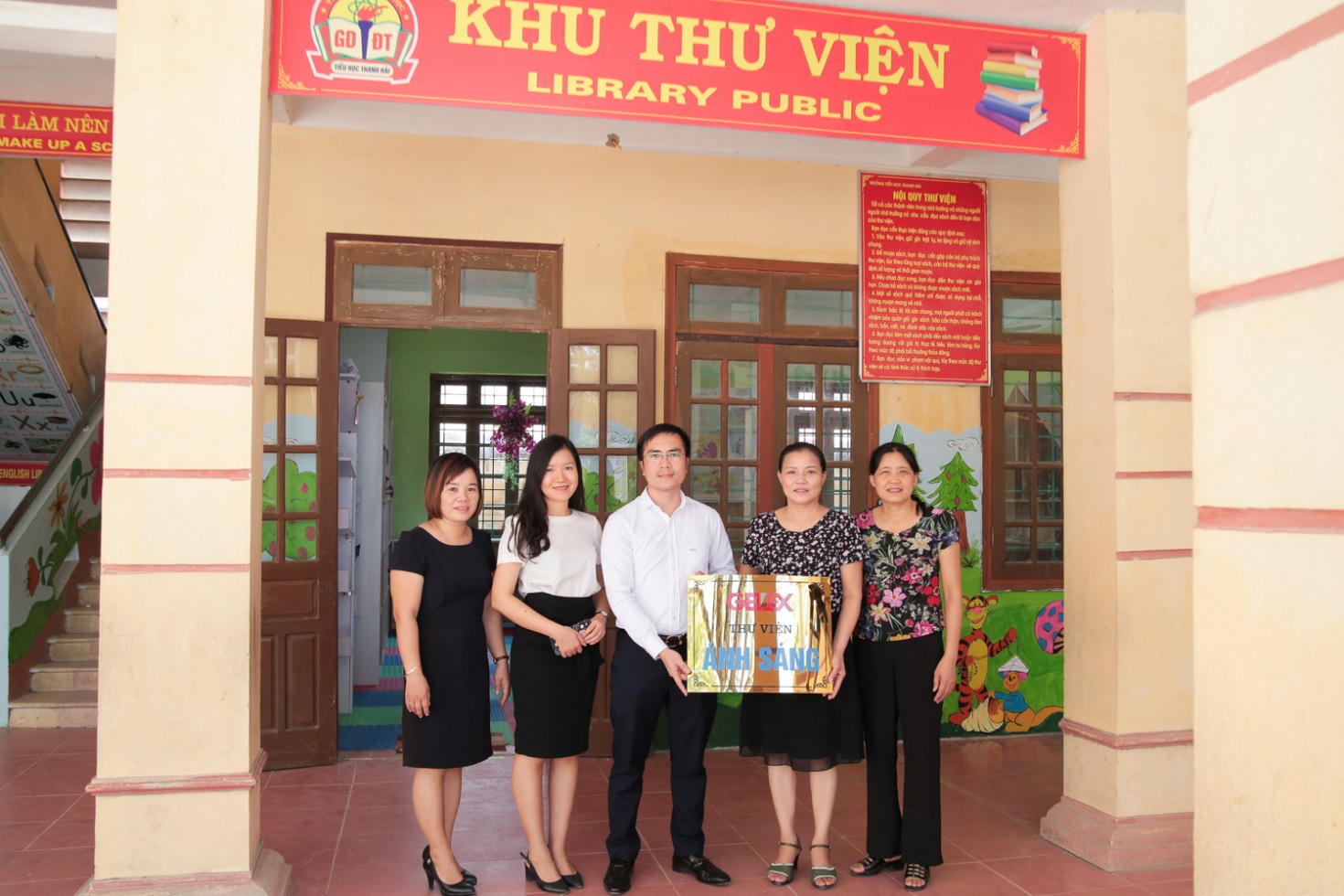 Gelex trao tặng thư viện sách cho trường tiểu học Thanh Hải, Hà Nam - Hình 1