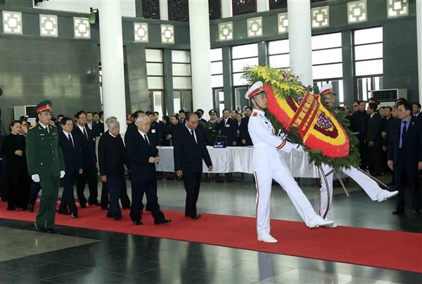 Những hình ảnh tại Lễ viếng Chủ tịch nước Trần Đại Quang - Hình 3