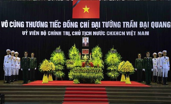 Những hình ảnh tại Lễ viếng Chủ tịch nước Trần Đại Quang