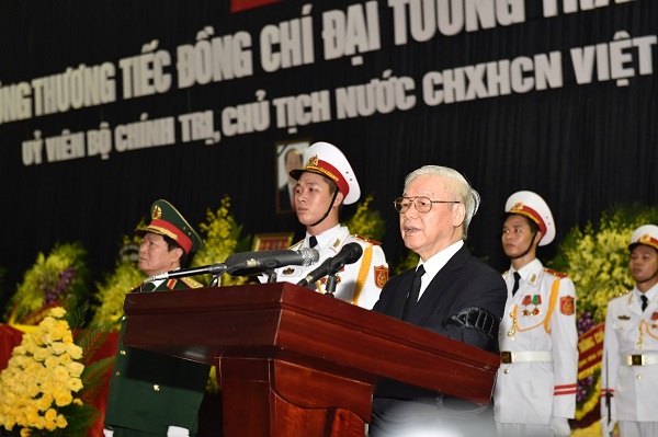 Lễ truy điệu, Lễ an táng Chủ tịch nước Trần Đại Quang - Hình 1