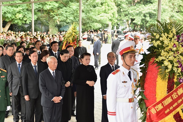 Lễ truy điệu, Lễ an táng Chủ tịch nước Trần Đại Quang - Hình 16