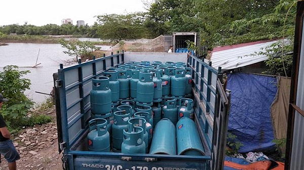 Hải Dương: Triệt phá tụ điểm sang chiết gas trái phép