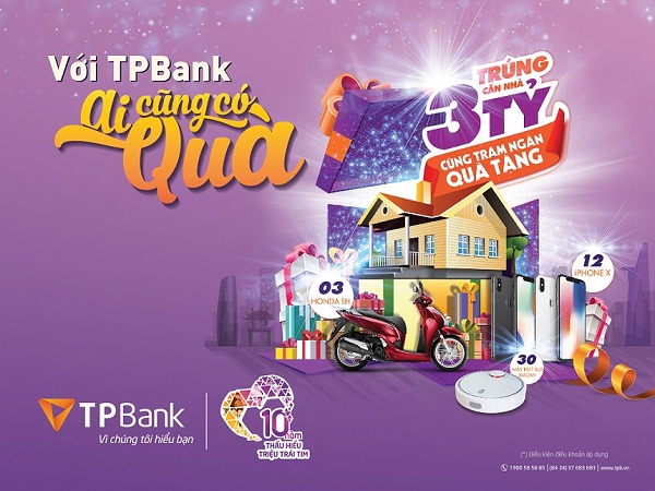 TPBank dành 10 tỷ đồng tri ân khách hàng gửi tiết kiệm - Hình 1