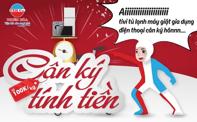 Trung tâm Điện máy Thiên Hòa: Tuần hàng xả kho – Cân ký tính tiền
