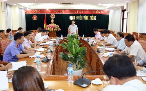 Huyện Vĩnh Tường (Vĩnh Phúc): Đẩy nhanh tiến độ giải quyết đất dịch vụ cho nhân dân