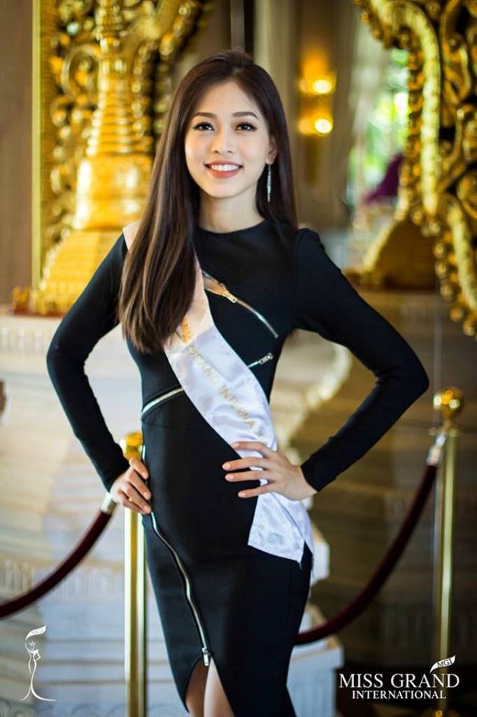 Phương Nga tự tin trả lời phỏng vấn bằng tiếng Anh trôi chảy tại Miss Grand International 2018