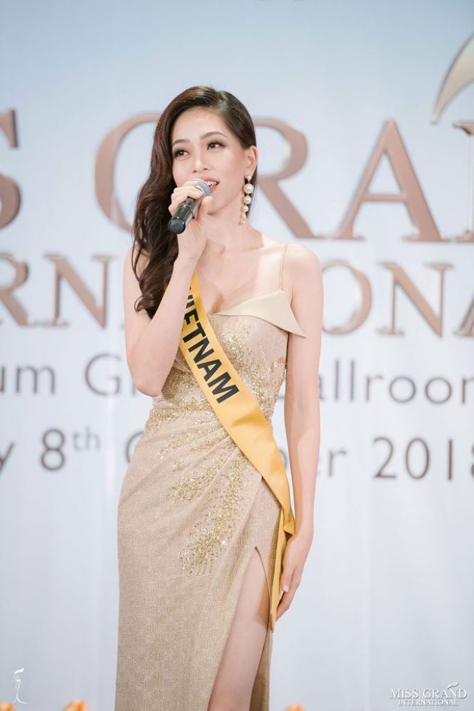 Á hậu Phương Nga: Tỏa sáng gây ấn tượng mạnh tại Miss Grand International 2018 - Hình 1