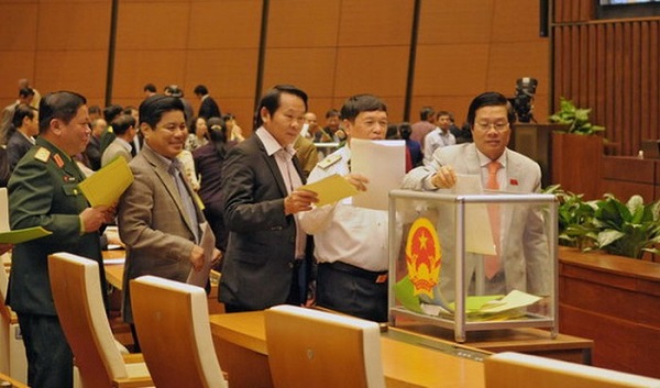 Quốc hội chỉ lấy phiếu tín nhiệm 48/50 chức danh
