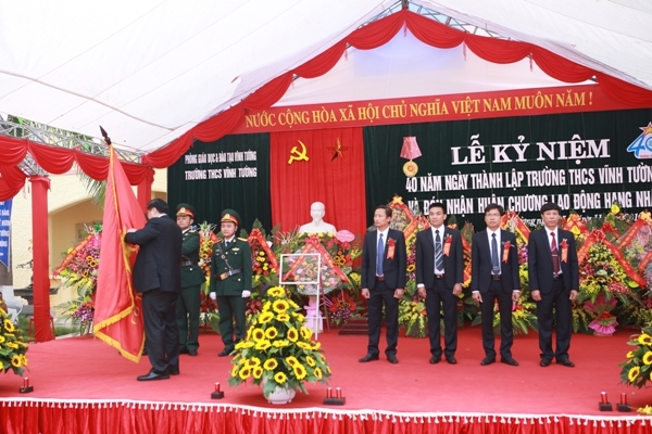 Trường THCS Vĩnh Tường: Xây dựng trường học thân thiện, học sinh tích cực