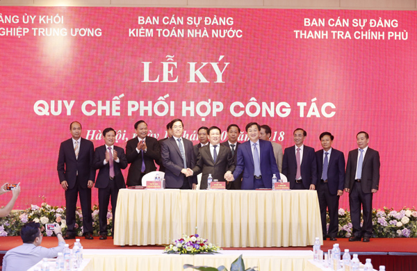 Tổng Thanh tra Chính phủ ký kết Quy chế phối hợp để nâng cao hiệu quả công tác