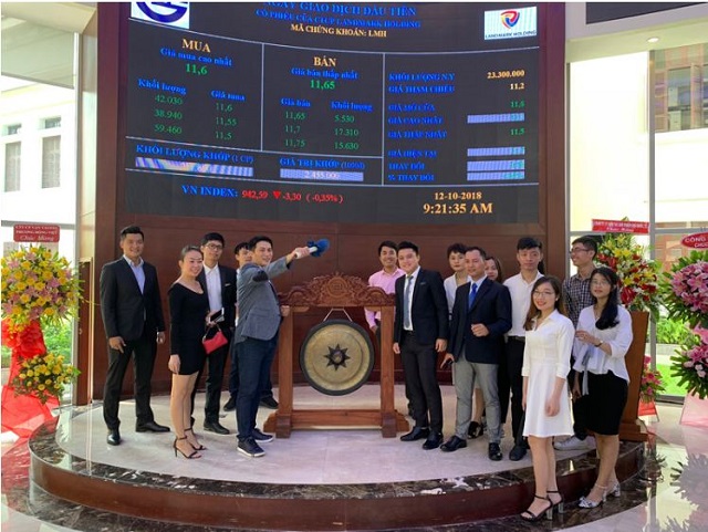Landmark Holding chính thức niêm yết trên sàn HoSE 23,3 triệu cổ phiếu (mã LMH)