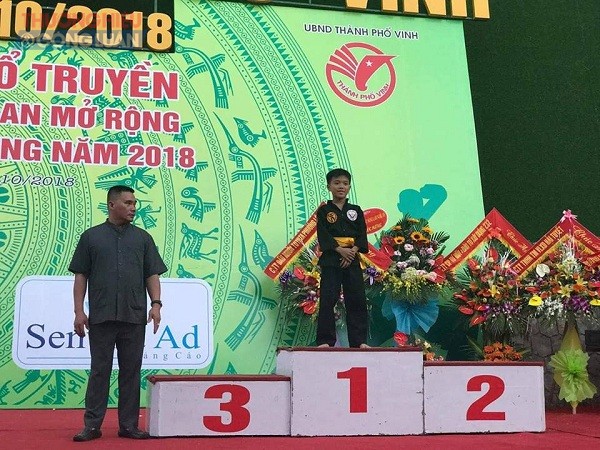 Nghệ An: Môn Phái Bình Định Gia Hà Nội đoạt cúp giải vô địch Võ cổ truyền các lứa tuổi năm 2018 - Hình 2