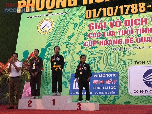 Nghệ An: Môn Phái Bình Định Gia Hà Nội đoạt cúp giải vô địch Võ cổ truyền các lứa tuổi năm 2018 - Hình 4