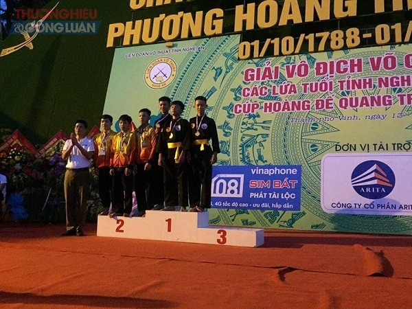 Nghệ An: Môn Phái Bình Định Gia Hà Nội đoạt cúp giải vô địch Võ cổ truyền các lứa tuổi năm 2018 - Hình 6