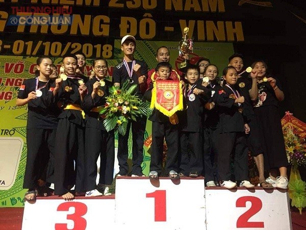 Nghệ An: Môn Phái Bình Định Gia Hà Nội đoạt cúp giải vô địch Võ cổ truyền các lứa tuổi năm 2018 - Hình 9