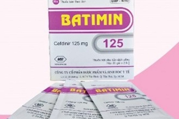 Bộ Y tế: Đình chỉ lưu hành Bột pha hỗn dịch uống Batimin 125 - Hình 1