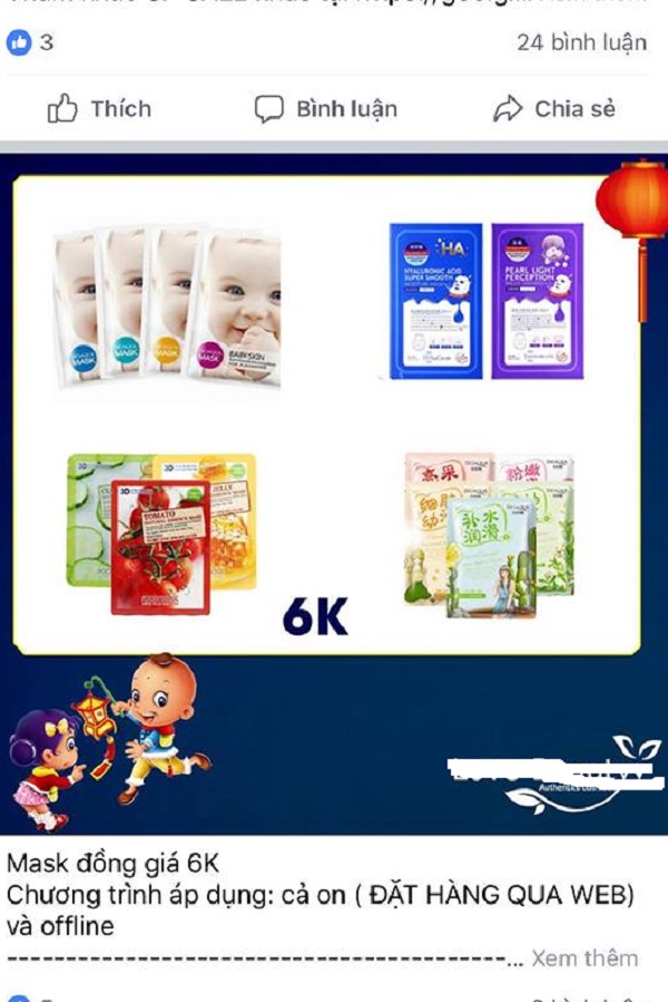 Có thể bị “ung thư” khi sử dụng mặt nạ giá rẻ chứa hóa chất độc hại