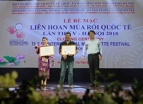 Vở rối nước ‘Trê – Cóc’ của Việt Nam đoạt HCV Liên hoan Múa Rối quốc tế lần V - Hình 1