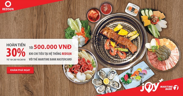 Thưởng thức ẩm thực châu Á dịp 20/10 và nhận hoàn tiền từ Maritime Bank