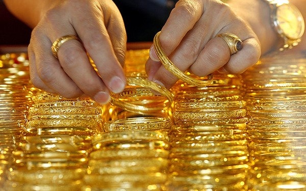 Giá vàng trong nước giảm nhẹ phiên cuối tuần