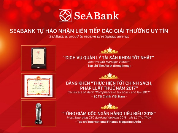 SeABank tự hào nhận liên tiếp các giải thưởng uy tín - Hình 1