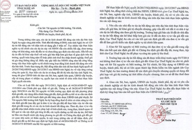 Nghệ An: Siết chặt quản lý thuế các dự án kinh doanh bất động sản