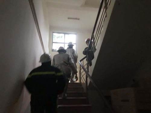 Hà Nội: Cháy ở khu đô thị Mỹ Đình 2