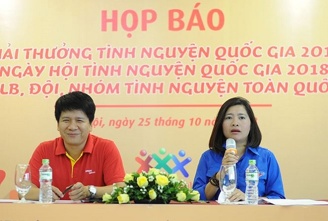 Trung ương Đoàn phát động Giải thưởng Tình nguyện quốc gia năm 2018