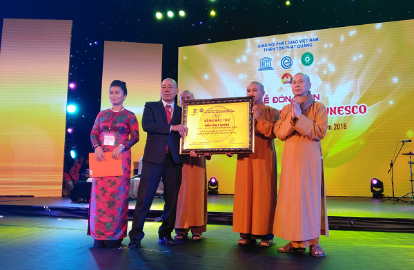 Chùa Phật Quang đón nhận Bằng bảo trợ của Unesco - Hình 2