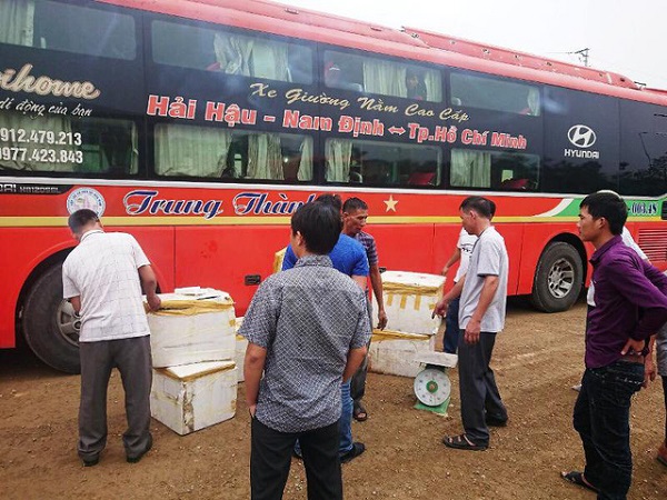 Phát hiện hơn 5 tạ chân trâu bò “ bẩn ” trên xe khách