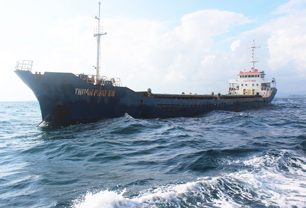 Hơn 2.801 tấn than bất hợp pháp bị lực lượng cảnh sát biển bắt giữ